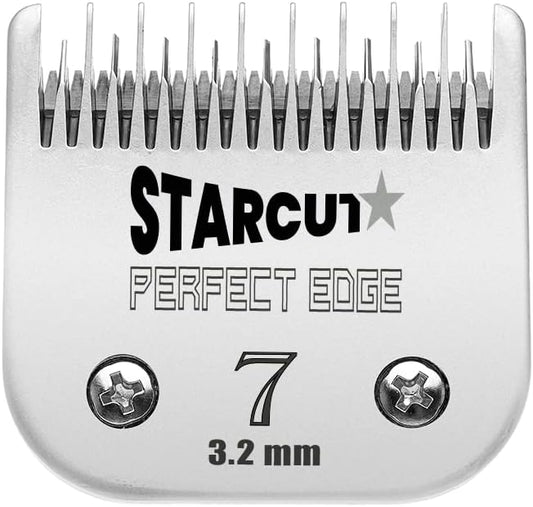 Detachable Dog, Cat, and Horse Pet Professional Grooming Clipper Replacement Blades, Compatible with Most A5 Andis, Oster, Wahl Series Clippers, Made of Stainless Steel. (#7 1/8" (3.2mm))