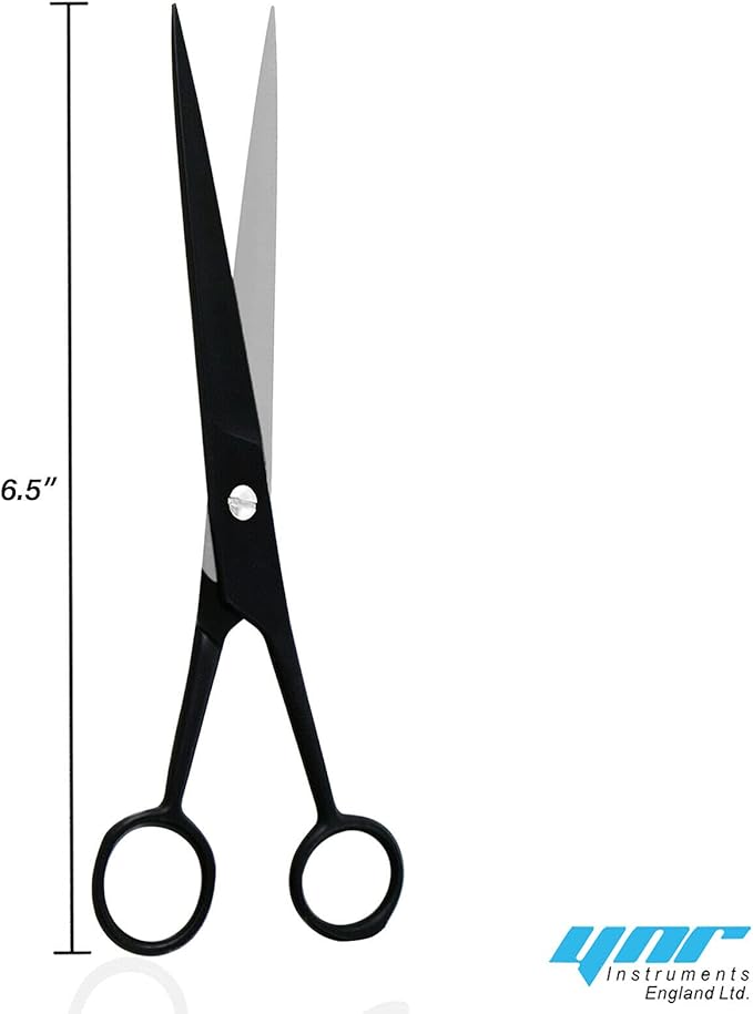 Pet Grooming Scissors, Scissors for Pets, Pet Grooming Tools, Scissor Guard, Cat and Dog Hair Cutting Scissors, Stainless Steel, Professional Shears, Pet Hair Removal (Black)