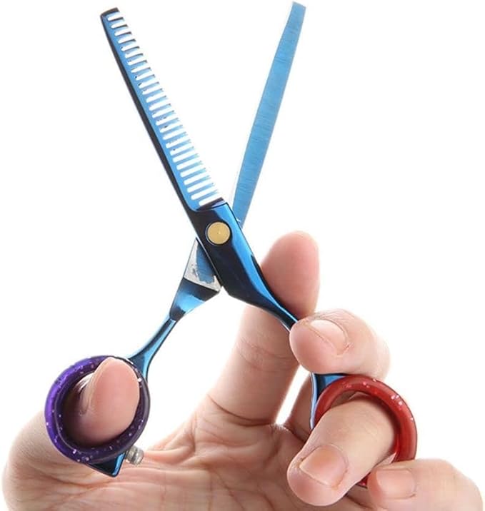 5Pcs Pink Silicone Scissors Finger Rings Grips Grooming Shear Thumb Inserts Finger Protector Ring for Barber Hair Cutting Scissors Pet Shears,Grooming