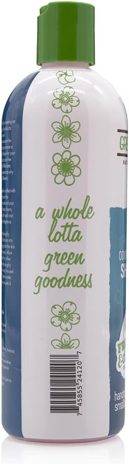 Green Groom Odor Eliminator Dog Shampoo, 16 oz - Crafted with Odortrol, All Natural Ingredients, Antioxidant Rich, Eliminates Smelly Pet Odors, Powerful Deodorizing Formula, Professional Grade