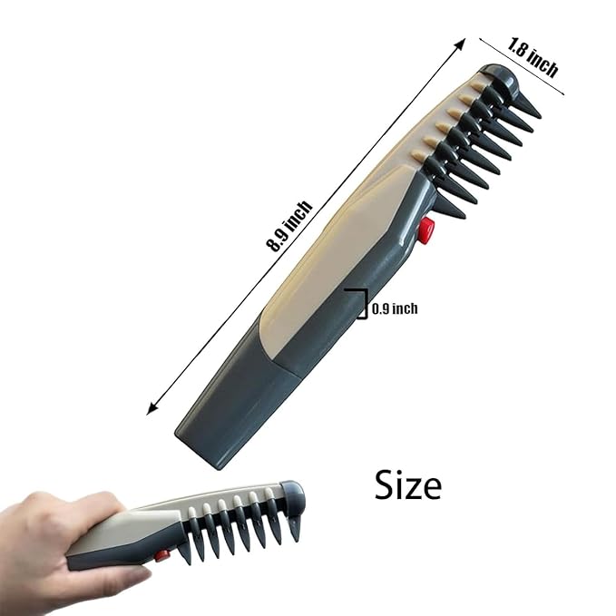Cat Brush for Shedding - Electric Adjustable Dogs Comb, Comb and Trim 2-In-1 Pet Hair Removal Tool, Suitable for Detangling Tangled Hair on Cats and Dogs (1 Pcs)