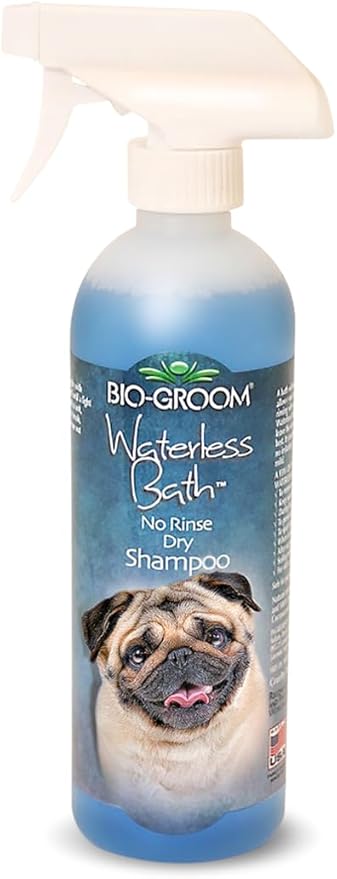 Bio-Groom Waterless Dog Shampoo -Tearless, No-Rinse, Dog Bathing Supplies, Puppy Wash, Grooming Supplies, Cruelty-Free, Made in USA, Dry Shampoo Spray - 16 fl oz 1-Pack