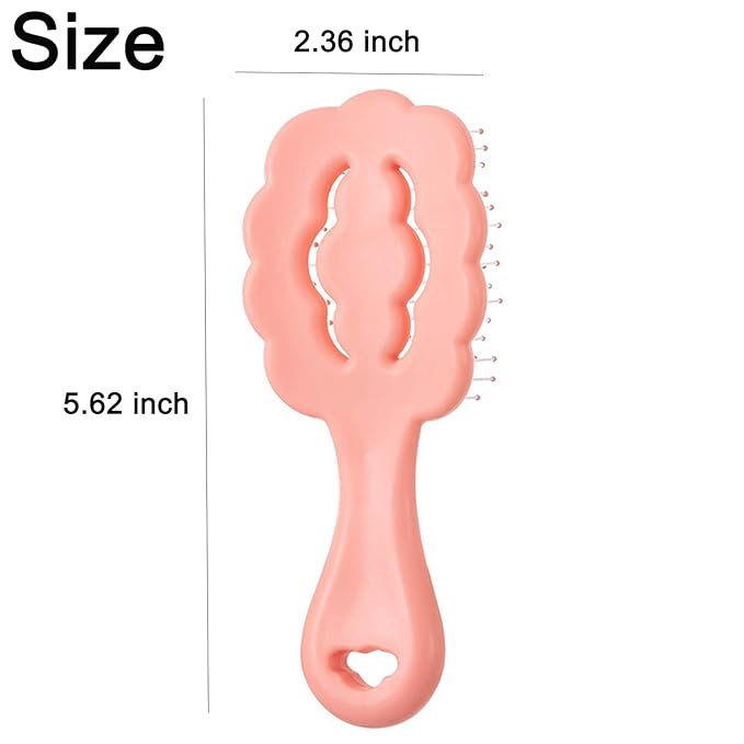 Cloud Shape Small Dog Grooming Brush - Perfect for Shih Tzus, Yorkies, and Maltipoos - Ideal Puppy Hair Brushes for Maltese and Small Breeds (Pink）