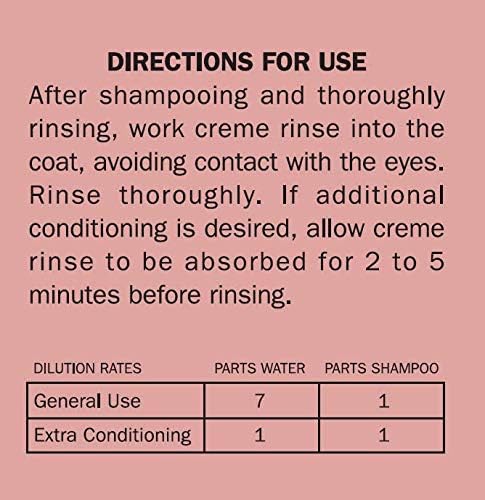 Davis Manufacturing Hypoallergenic Pet Crème Rinse, 12 oz, White (HCR12)