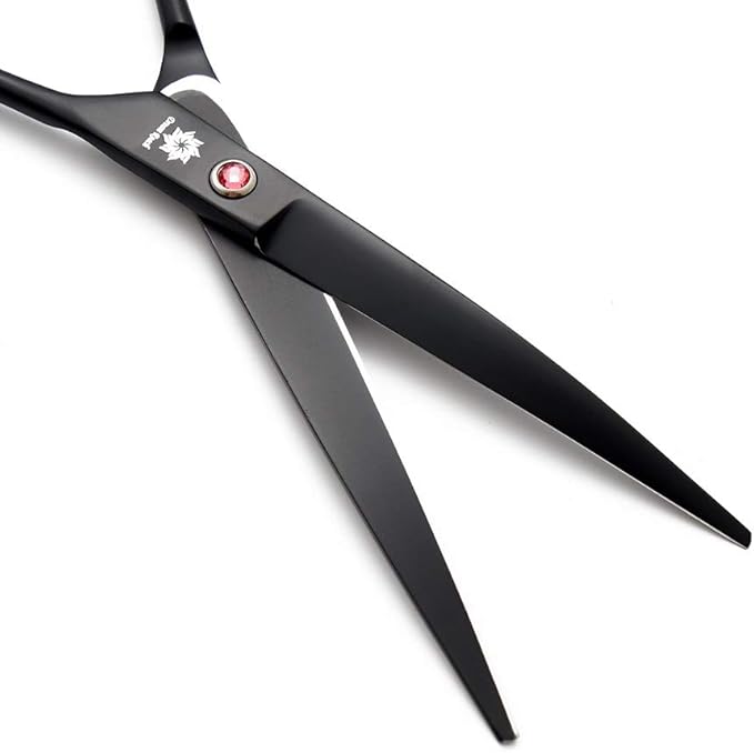 Dream Reach 7.0 Inches Professional Pet Cat Dog Grooming Shears Scissors, Straight, Curved, Thinning/Blending/Chunking Scissors Kit (4-Set)