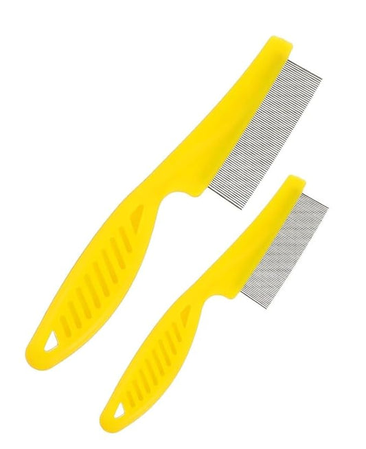Multifunctional Pet Comb, Tear Stain Removal Comb, Pet Grooming Brush Fine Tooth Stainless Grooming Kit for Small Dogs Puppies