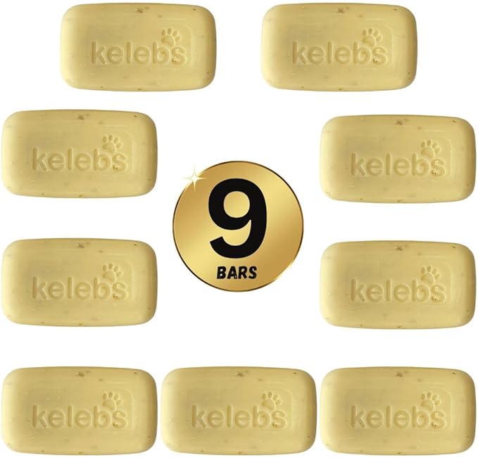 Deshedding Dog Shampoo Bar for Shedding Control, Natural Ingredients with Coconut Oil & Shea Butter | No Plastic Waste, Vegan, 9 - Value Pack