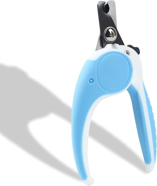 Pet Nail Clippers, Dog Nail Trimmers with Safety Guard to Avoid Excessive Cutting Nails, Dog Grooming Clippers has a Variety of Colors Suitable for Dogs, Cats and Other Pets（Blue）