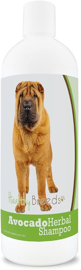 Healthy Breeds Chinese Shar Pei Avocado Herbal Dog Shampoo 16 oz