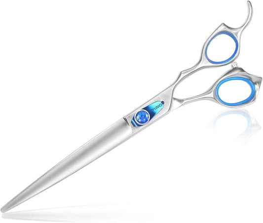 7.5'' Straight Dog Grooming Scissors Professional Dog Shears for Grooming Japan 440C Stainless Steel Sharp Smooth Heavy Duty Pet Grooming Scissors