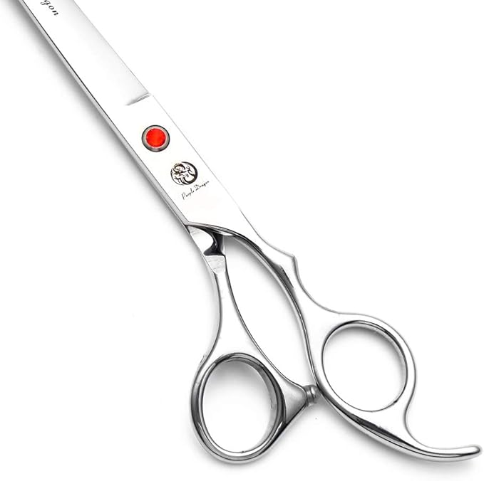 Purple Dragon 4“/5"/5.5"/6"/6.5"/7"/7.5"/8"/9"/10" Sharp Edge Salon Hair Cutting Shears - Pet/Dog Grooming Scissors with Bag - Perfect for Barber or Pet Groomer