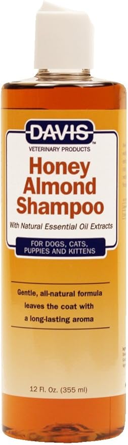 Davis HAS12 Honey Almond Pet Shampoo, 12 oz