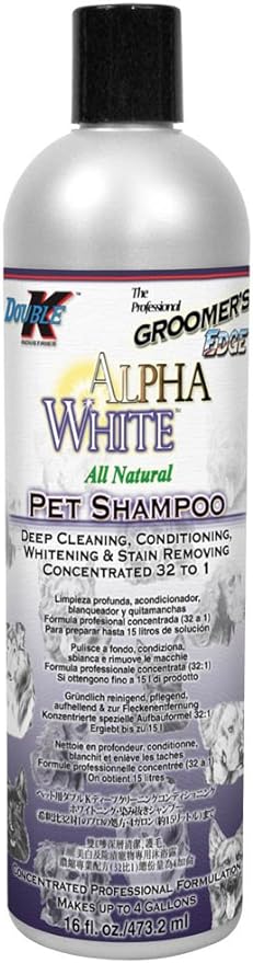 Groomer's Edge Alpha White Pet Shampoo, 16 oz