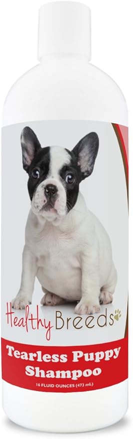 Healthy Breeds French Bulldog Tearless Puppy Dog Shampoo 16 oz
