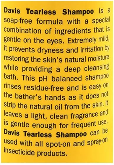 Davis Tearless Pet Shampoo, 12 oz
