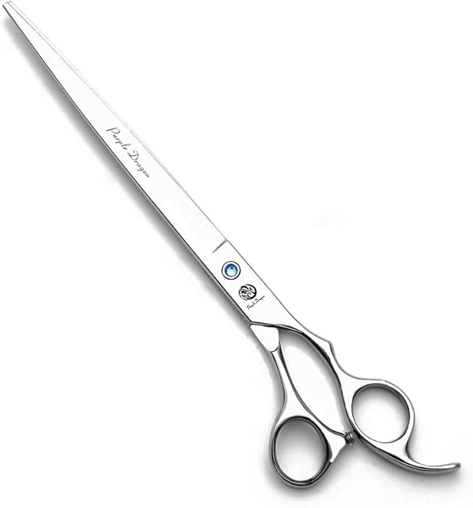 Purple Dragon 4“/5"/5.5"/6"/6.5"/7"/7.5"/8"/9"/10" Sharp Edge Salon Hair Cutting Shears - Pet/Dog Grooming Scissors with Bag - Perfect for Barber or Pet Groomer