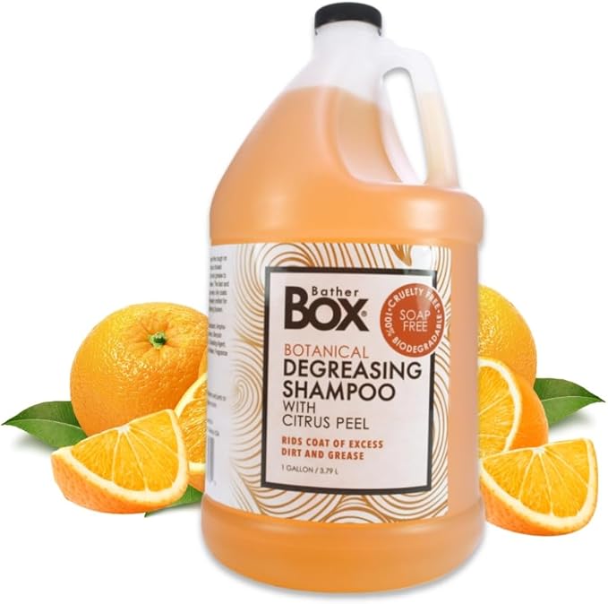 Degreasing Dog Shampoo, 1 Gallon - Cuts Through Tough Dirt and Grease with Ease, Professional Grooming Grade