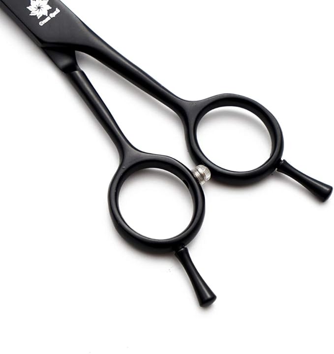 Dream Reach 7.0 Inches Professional Pet Cat Dog Grooming Shears Scissors, Straight, Curved, Thinning/Blending/Chunking Scissors Kit (4-Set)
