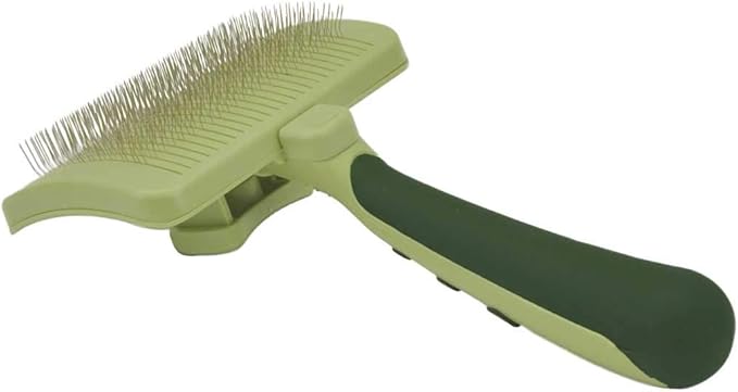 Coastal Pet Safari Dog Self-Cleaning Slicker Brush - Dog Deshedding Brush - Prevents Mats and Tangled Hair - For Dogs with Short or Long Hair - Large - 8" x 4.5"