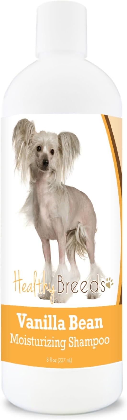 Healthy Breeds Chinese Crested Vanilla Bean Moisturizing Shampoo + Conditioner - with Vitamins A, D, E + Coconut Oil - 8 oz