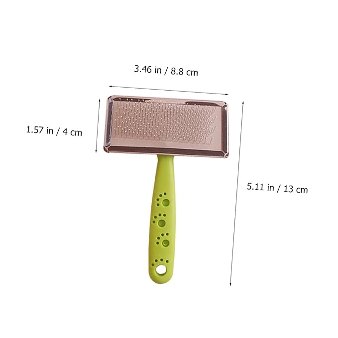 Mipcase 3pcs Pet Comb Hair Tool Tool Cleaning Tool Pet Brush Dog Slicker Brush Self Cleaning Dog Combs for Grooming Stainless Steel Pet Grooming Comb Pet Hair Accessory