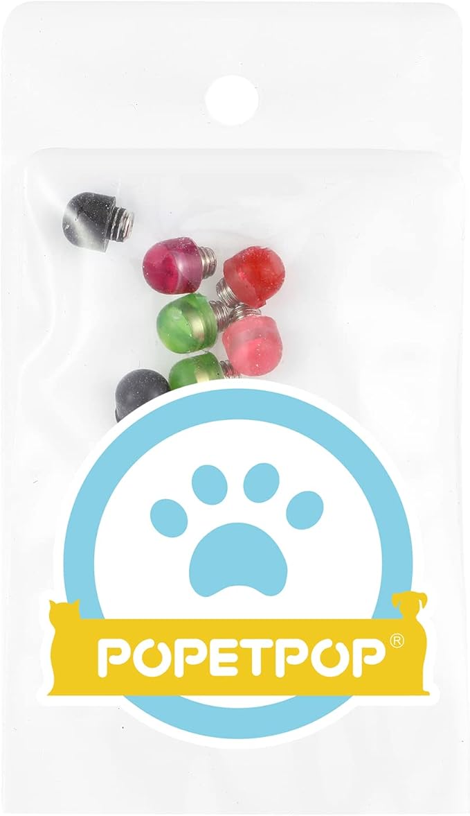 Silicone Grooming Scissors Silencers Replacement: Portable Grooming Scissor Bumpers 10pcs Silencer Parts (Random Color)