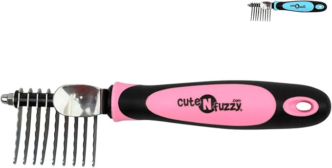 Pet Dematting Comb, Pink