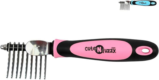 Pet Dematting Comb, Pink