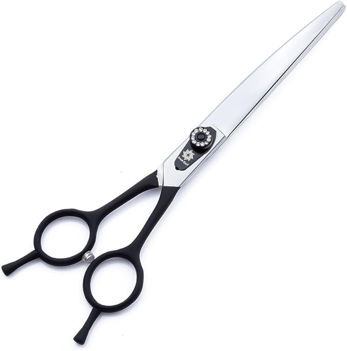 Dream Reach Dog Hair Grooming Curved Scissor Shear Delicate Screw Lightweight Japan 440C Stainless Steel for Professional Pet Groomer