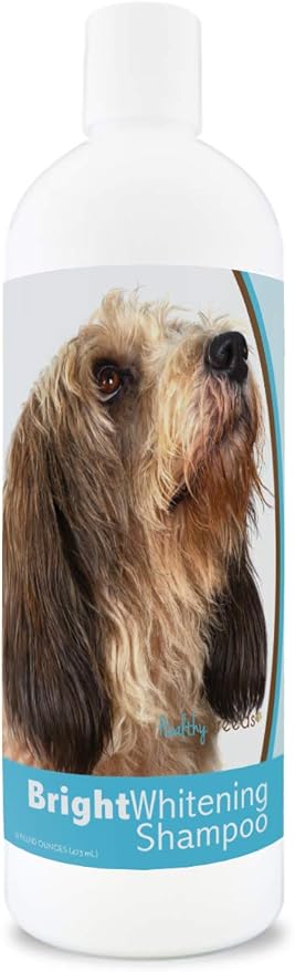 Healthy Breeds Petits Bassets Griffons Vendeen Bright Whitening Shampoo 12 oz