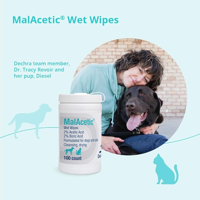 Wet Wipes for Dogs and Cats, 100 ct