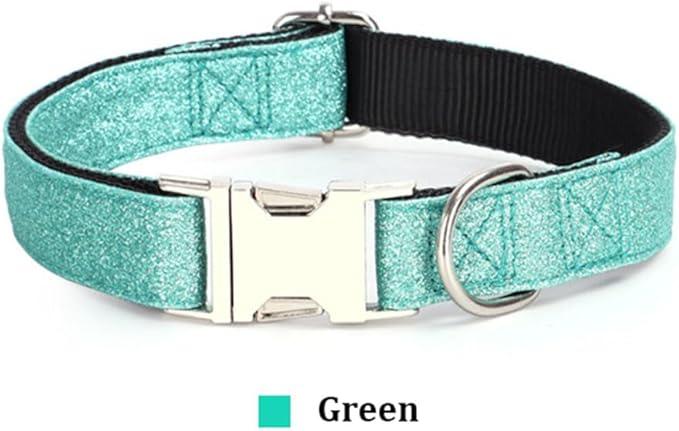 YSHOME&PET Bling Dog Collar with Bow Tie, Adjustable Bowtie Dog Collar with Metal Buckle D-Ring Soft Pet Collars for Cats Small Medium Large Boy or Girl Dogs Daily Walking or Holiday Party