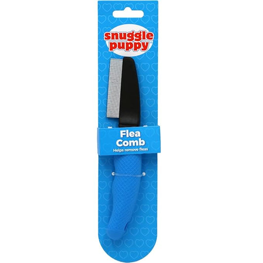 Snuggle Puppy Grooming - Flea Comb for Dogs - Helps Remove Fleas from Pets