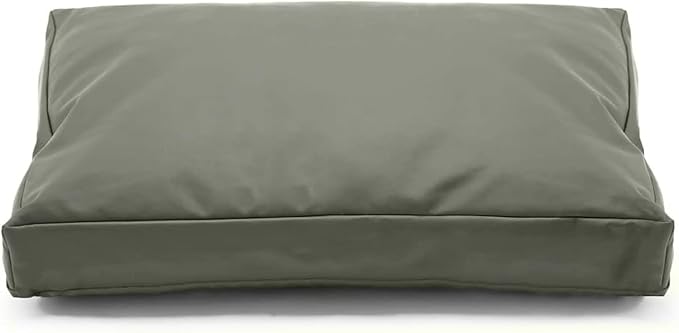 Dog Bed Cover36Lx27Wx4H Inch.Waterproof Heavy Duty Durable Oxford Dog Bed Replacement Covers with Zipper.Washable Removable Pet Bed Mattress Protector Cover.Greyish Green,Cover Only.