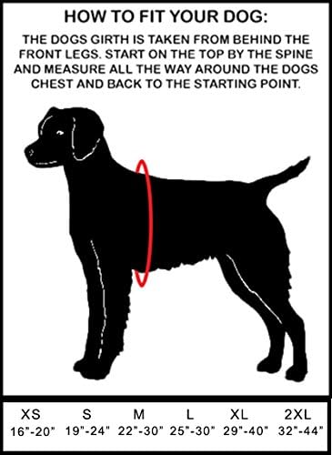 ActiveDogs Service Dog Vest Air-Tech Cordura Harness, XS Girth 16"-20" w/Handle, ADA Cards + Reflective Service Dog Patches - Red