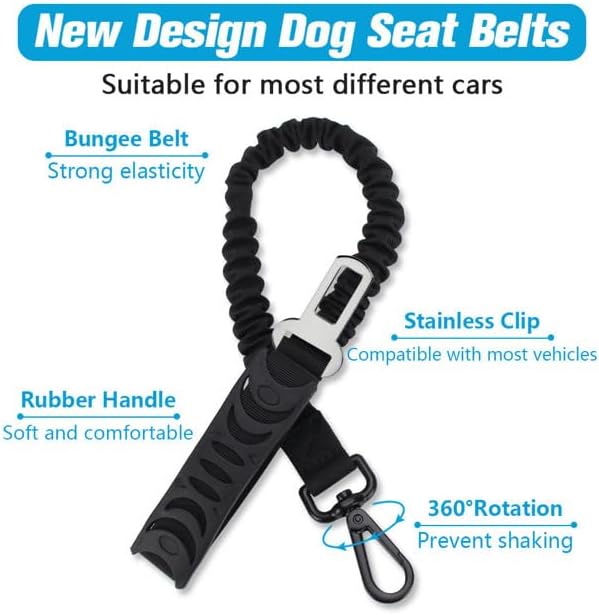 Large Dog Black Tactical Harness Vest with Leash Set, No Pull Harness with Handle, Heavy Duty Harnesss and Leash Combo, Winter Harness Vest,Safety reflectors