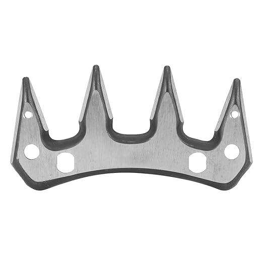 Sheep Shears Replacement Blades, Professional Stainless Steel Sheep Clippers Clipper Blades for Grooming Goats, Lambs, Llamas, Alpacas (9 Teeth Straight Blade (+ oscillating Blade))