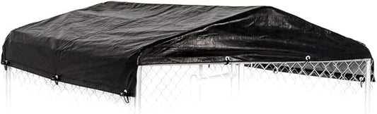 Dog Kennel Cover - WeatherGuard™ Small All Season Dog Run Cover & Roof - Perfect Fit for Lucky Dog 5ft. X 5ft. Outdoor Cages and Pens (5ft. X 5ft)