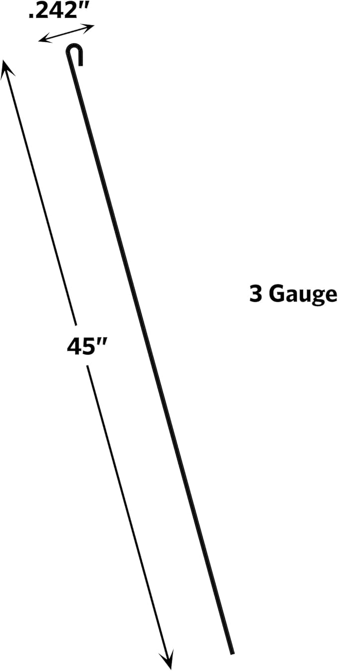 MidWest Homes for Pets Replacement Solutions Series Drop Pin, SL54 SL54DD, E-Coated Black, SL54-PIN