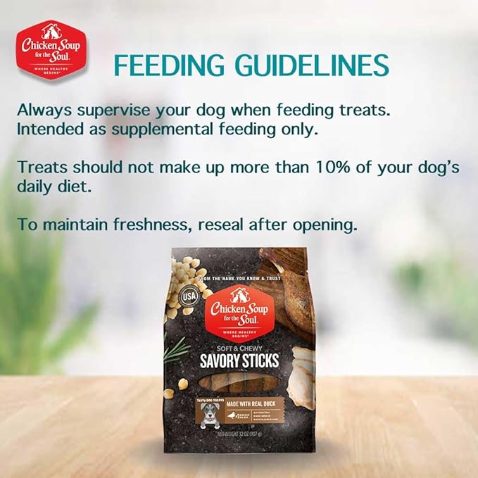 Chicken Soup for the Soul Savory Sticks Dog Treats, Beef, 32 Ounce Bag | Soy, Corn & Wheat Free, No Artificial Flavors or Preservatives