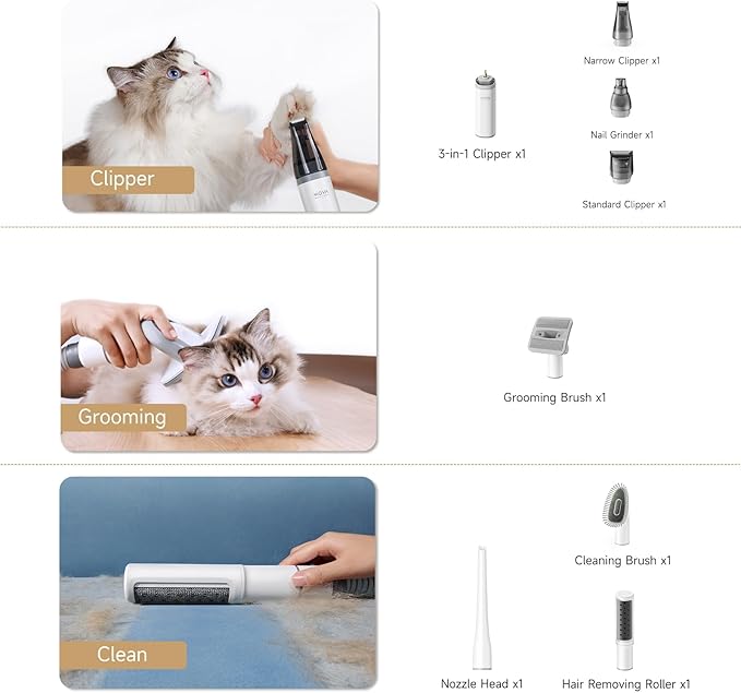 Mova K30 Wet Dry Vacuum Cleaner G1 Pro Dog Grooming Kit