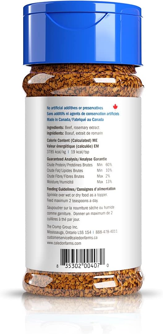 Caledon Farms Beef Sprinkles Dog Food Topper - 120g (1 Pack)