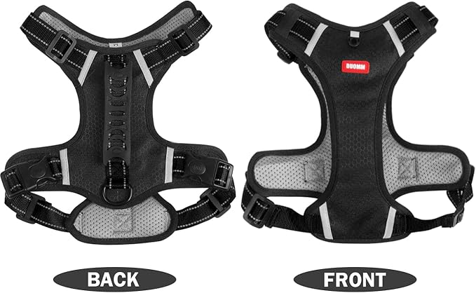 No Pull Dog Harness Reflective No Choke Pet Padded Vest Harness for Small Medium Large Dogs,Breathable Heavy Duty Dog Walking Harness with Easy Control Handle for Outdoor Training Running