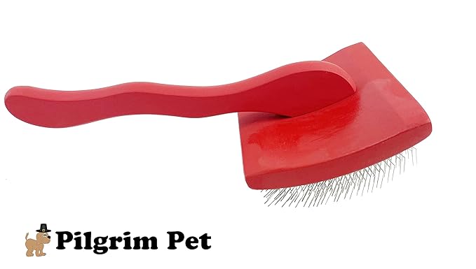 Professional Dog Slicker Brush - Fluff and Detangle (Large)