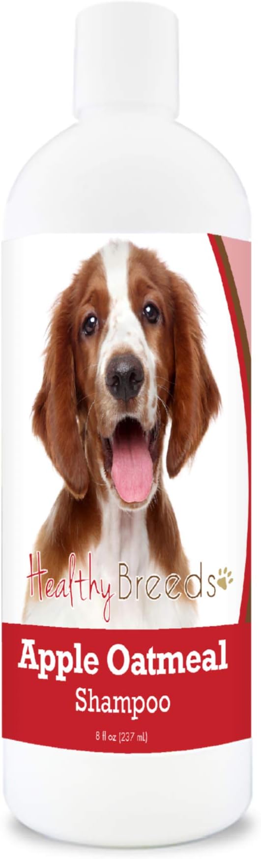Healthy Breeds Welsh Springer Spaniel Apple Oatmeal Dog Shampoo - All Natural, Tearless & Hypoallergenic Cleanser & Conditioner - Best for Dry, Itchy or Irritated Skin - 8 oz