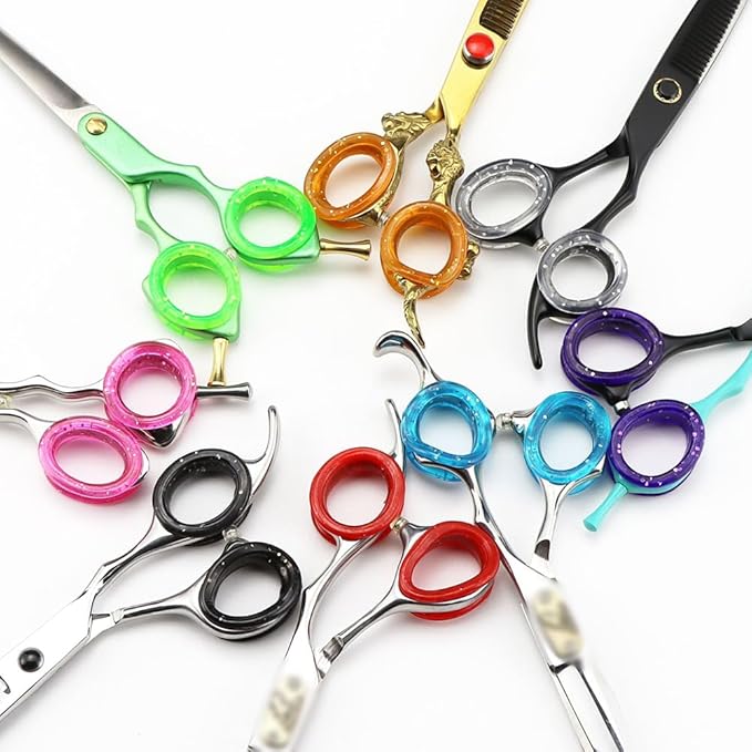 30 Pcs Scissors Finger Rings Thumb Inserts Grips Pet Shear Finger Rings Shear Finger Protectors Scissors Protection Rings
