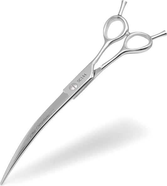 Chris Christensen Classic Series 7.5 in. Curved Dog Grooming Shears, Groom Like a Professional, Convex blade, Any Skill Level, Made From 440C Japanese Steel
