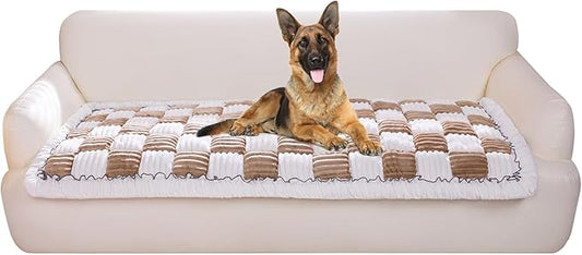Pet Couch Cover, Couch Cover for Dogs Washable,Durable Pet Couch Covers for Sofa,Pet Friendly Sofa Protector, Large Dog Furniture Shield, Easy Clean Dog Couch Cover(27.6X59In,Light Coffee)