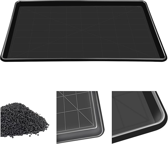 Dog Crate Tray 36" - ChewProof Replacement Pan, Easy to Clean, Easy to Assemble,Ideal for Potty Training - Perfect for Pet Crates & Kennels (1PCS-Tray 35.5" fit 37" Crate)