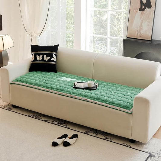 Dog Couch Cover Protector, Couch Cover for Dogs Washable, Pet Couch Covers for Sofa, Non Slip Dog Bed Sofa Cover (Green, 27.6" x 70.9")